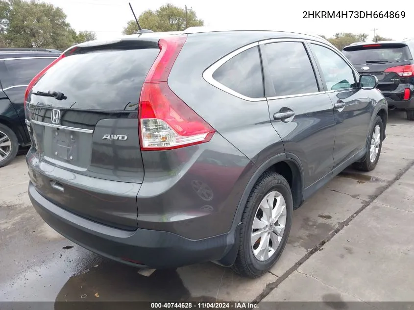 2HKRM4H73DH664869 2013 Honda Cr-V Ex-L