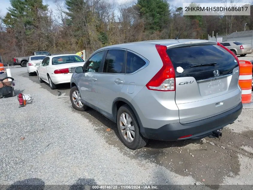 2013 Honda Cr-V Ex VIN: 2HKRM4H58DH686817 Lot: 40746725