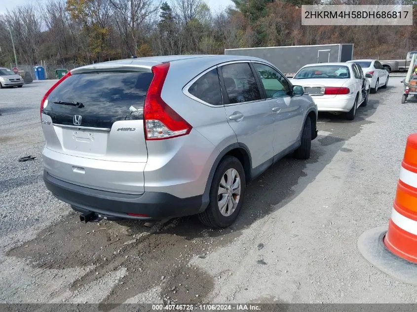 2013 Honda Cr-V Ex VIN: 2HKRM4H58DH686817 Lot: 40746725