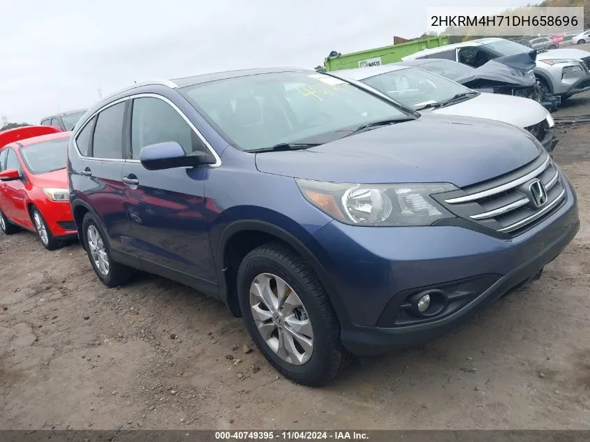 2013 Honda Cr-V Ex-L VIN: 2HKRM4H71DH658696 Lot: 40749395