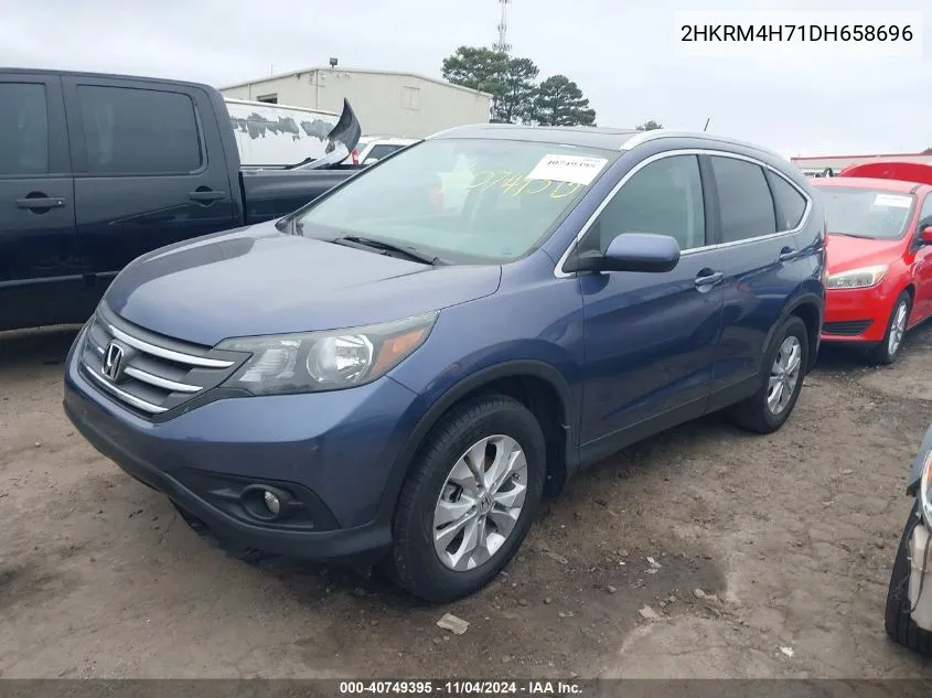 2013 Honda Cr-V Ex-L VIN: 2HKRM4H71DH658696 Lot: 40749395