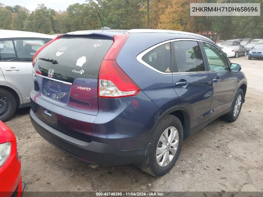 2013 Honda Cr-V Ex-L VIN: 2HKRM4H71DH658696 Lot: 40749395