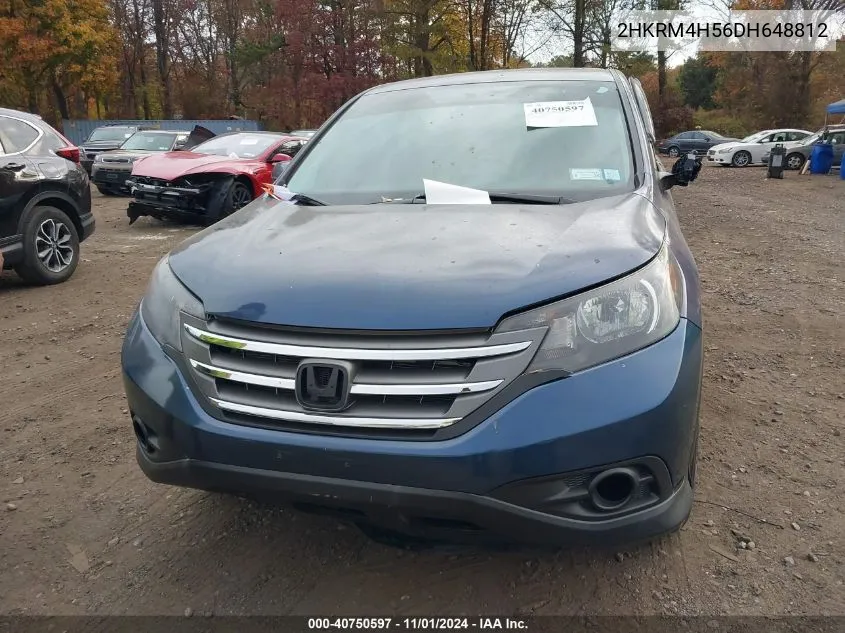 2013 Honda Cr-V Ex VIN: 2HKRM4H56DH648812 Lot: 40750597