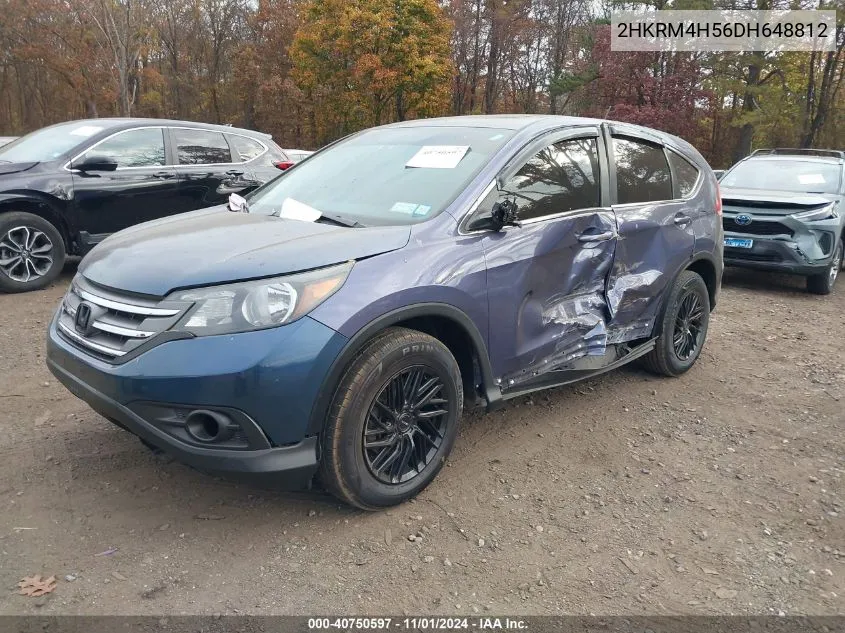 2013 Honda Cr-V Ex VIN: 2HKRM4H56DH648812 Lot: 40750597