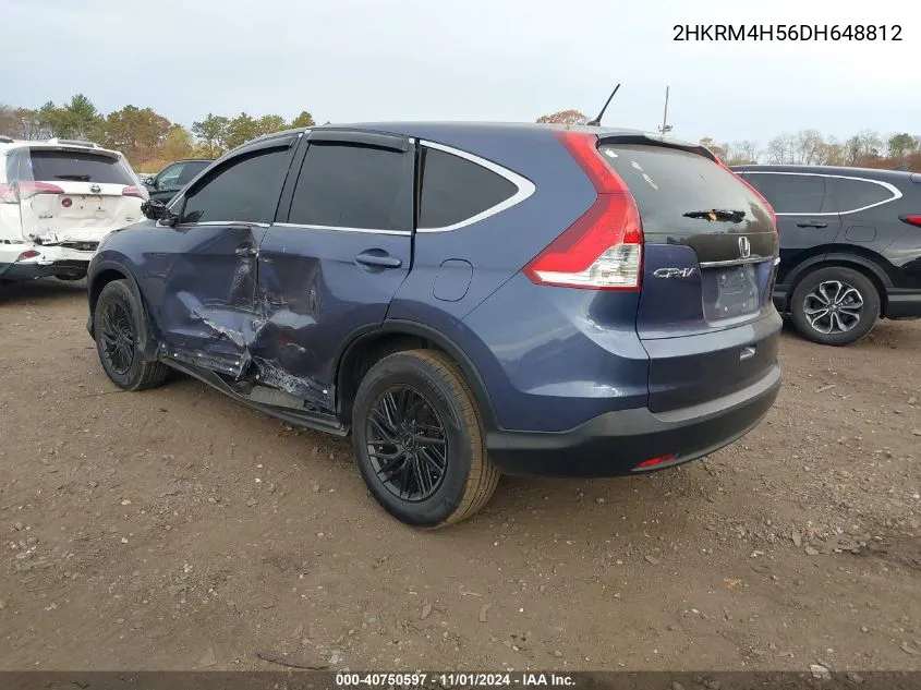 2013 Honda Cr-V Ex VIN: 2HKRM4H56DH648812 Lot: 40750597