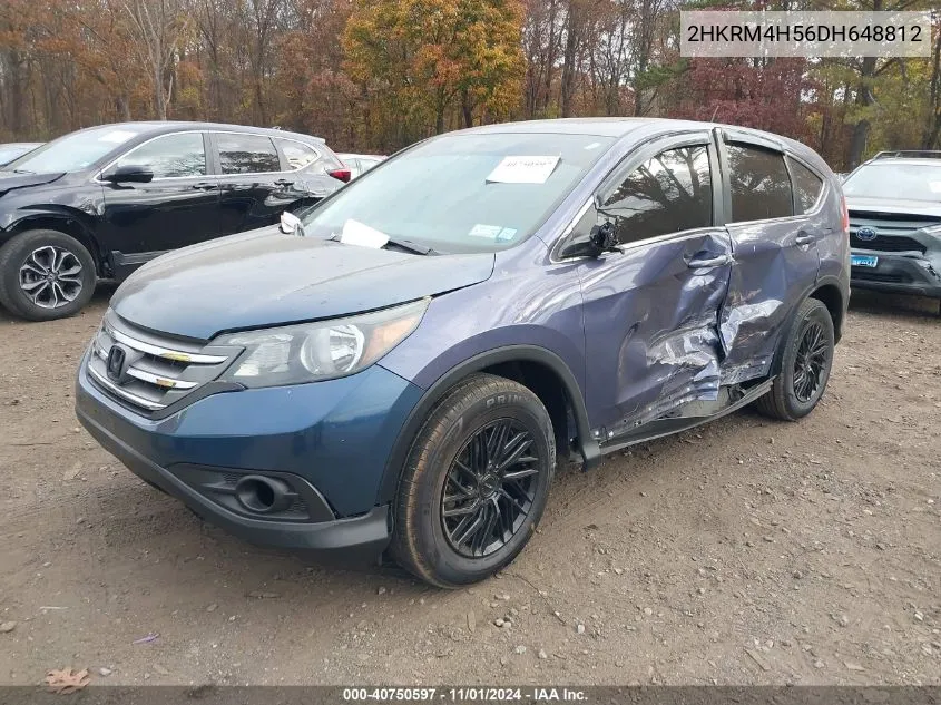 2013 Honda Cr-V Ex VIN: 2HKRM4H56DH648812 Lot: 40750597