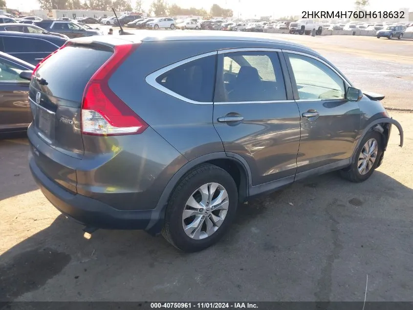 2013 Honda Cr-V Ex-L VIN: 2HKRM4H76DH618632 Lot: 40750961