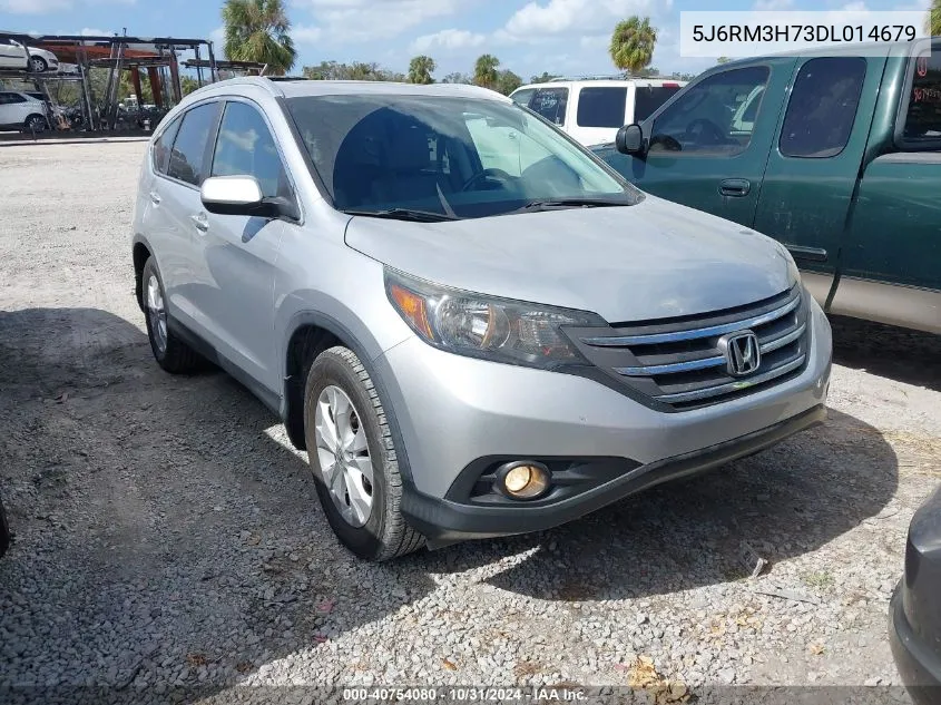 2013 Honda Cr-V Ex-L VIN: 5J6RM3H73DL014679 Lot: 40754080