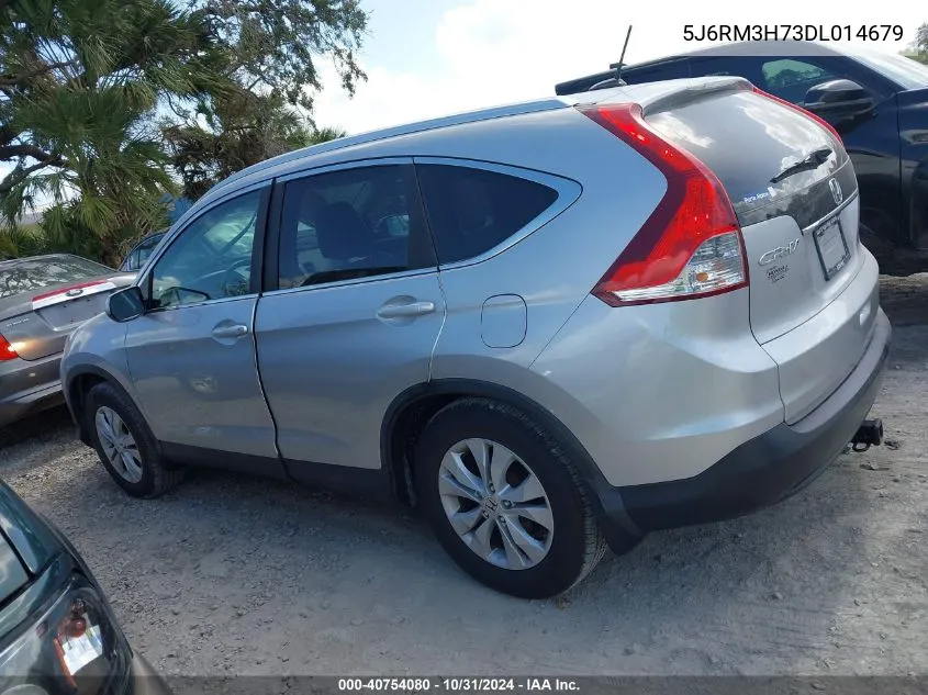 2013 Honda Cr-V Ex-L VIN: 5J6RM3H73DL014679 Lot: 40754080