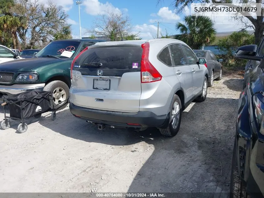 2013 Honda Cr-V Ex-L VIN: 5J6RM3H73DL014679 Lot: 40754080