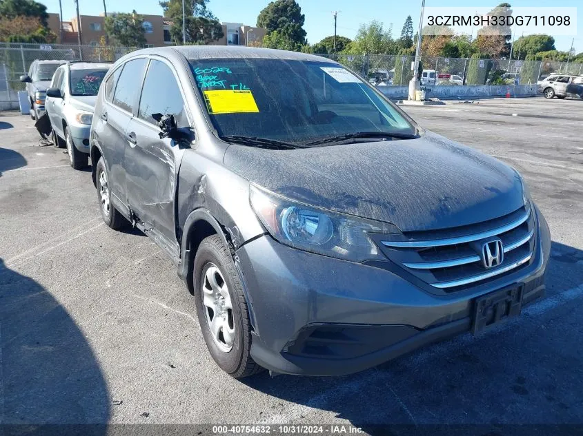 2013 Honda Cr-V Lx VIN: 3CZRM3H33DG711098 Lot: 40754632