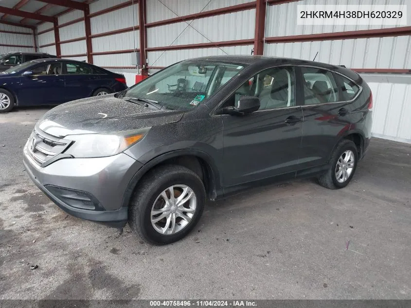 2013 Honda Cr-V Lx VIN: 2HKRM4H38DH620329 Lot: 40758496