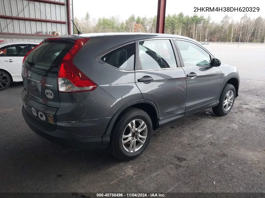 2013 Honda Cr-V Lx VIN: 2HKRM4H38DH620329 Lot: 40758496