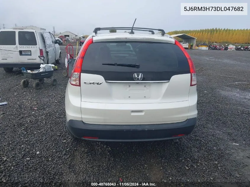 2013 Honda Cr-V Ex-L VIN: 5J6RM3H73DL047682 Lot: 40765043