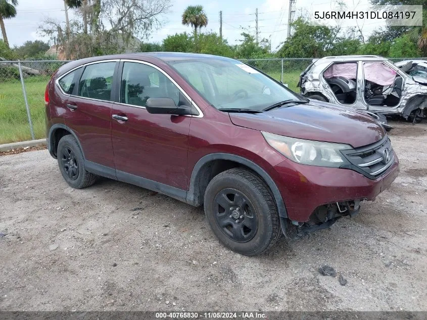 2013 Honda Cr-V Lx VIN: 5J6RM4H31DL084197 Lot: 40765830