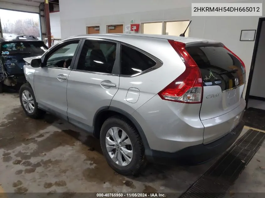 2013 Honda Cr-V Ex VIN: 2HKRM4H54DH665012 Lot: 40765950