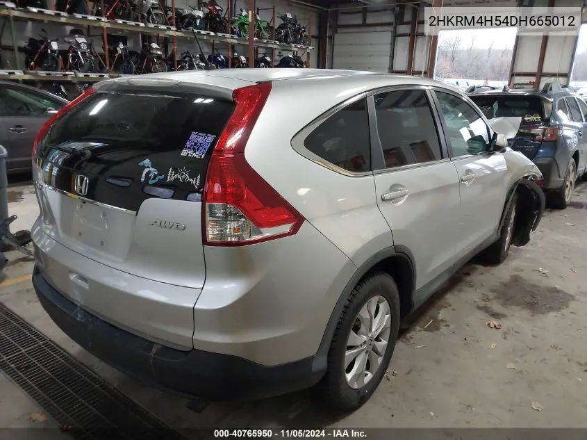 2013 Honda Cr-V Ex VIN: 2HKRM4H54DH665012 Lot: 40765950