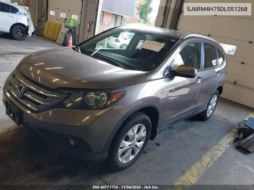 2013 Honda Cr-V Ex-L VIN: 5J6RM4H75DL051268 Lot: 40771714