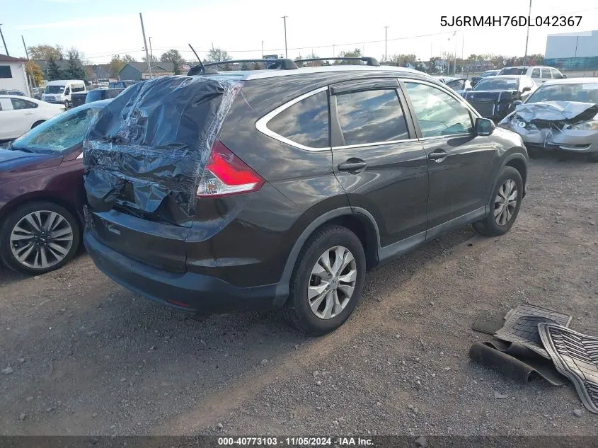 2013 Honda Cr-V Ex-L VIN: 5J6RM4H76DL042367 Lot: 40773103