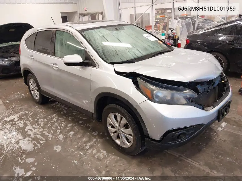 2013 Honda Cr-V Ex VIN: 5J6RM3H51DL001959 Lot: 40786806