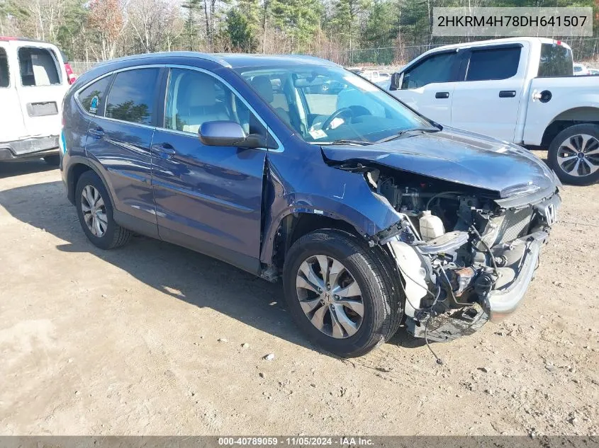 2013 Honda Cr-V Ex-L VIN: 2HKRM4H78DH641507 Lot: 40789059