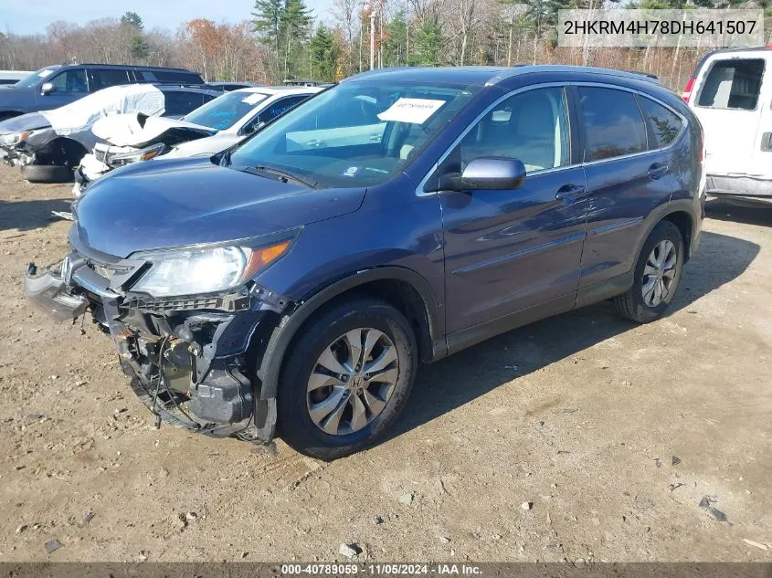 2013 Honda Cr-V Ex-L VIN: 2HKRM4H78DH641507 Lot: 40789059