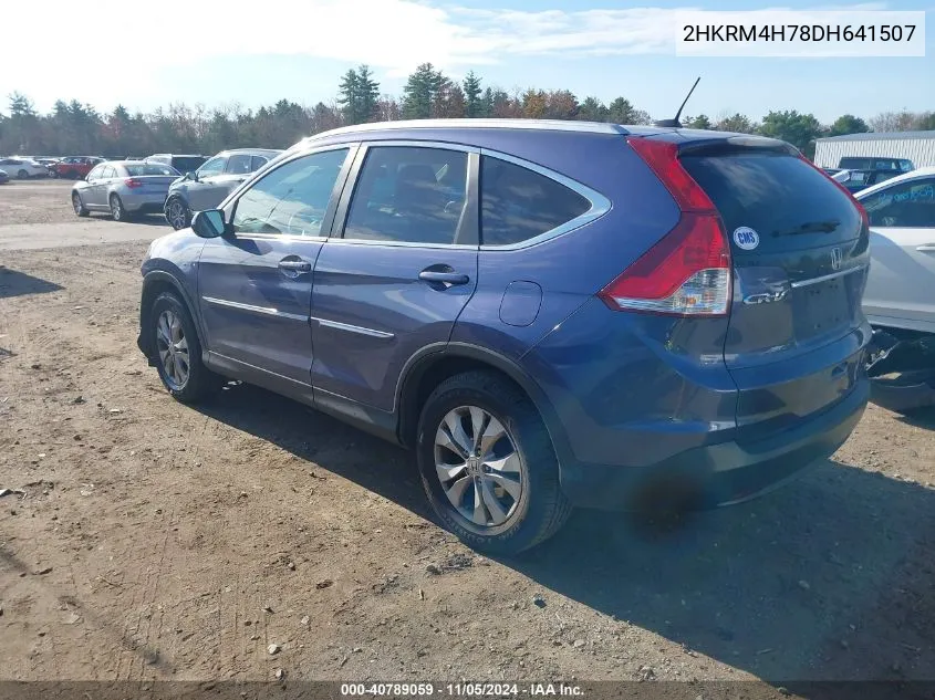 2013 Honda Cr-V Ex-L VIN: 2HKRM4H78DH641507 Lot: 40789059