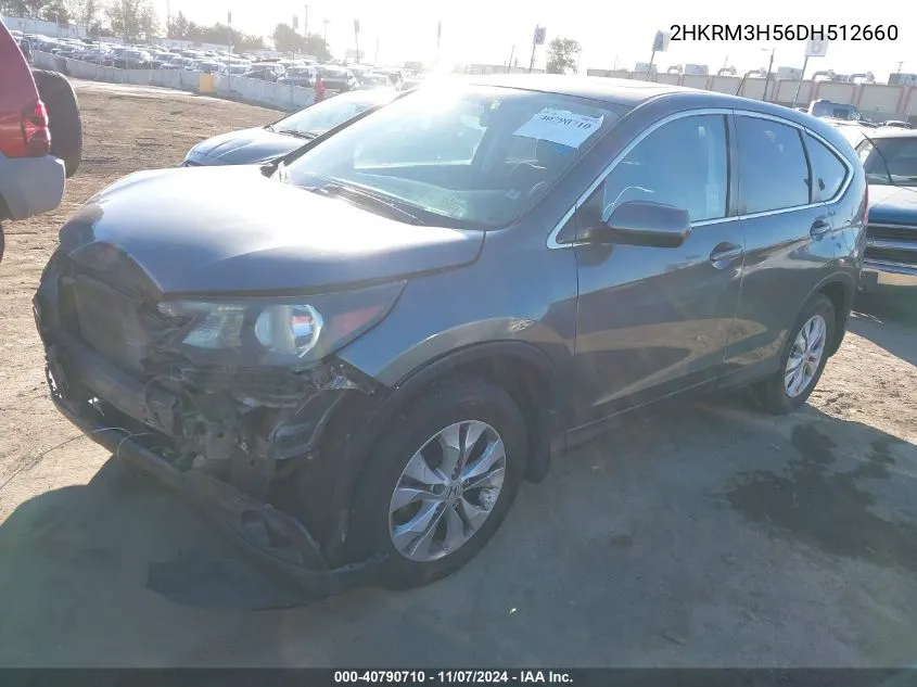 2013 Honda Cr-V Ex VIN: 2HKRM3H56DH512660 Lot: 40790710