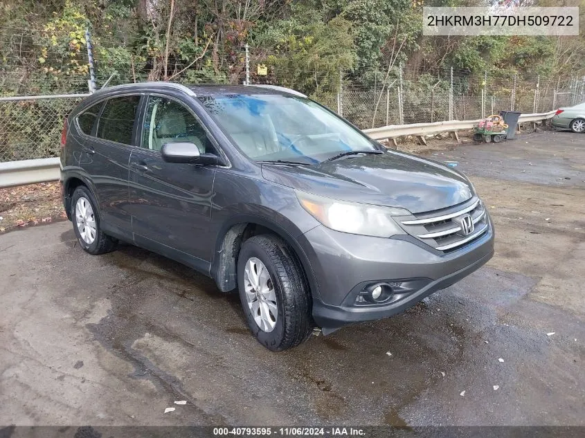 2013 Honda Cr-V Ex-L VIN: 2HKRM3H77DH509722 Lot: 40793595