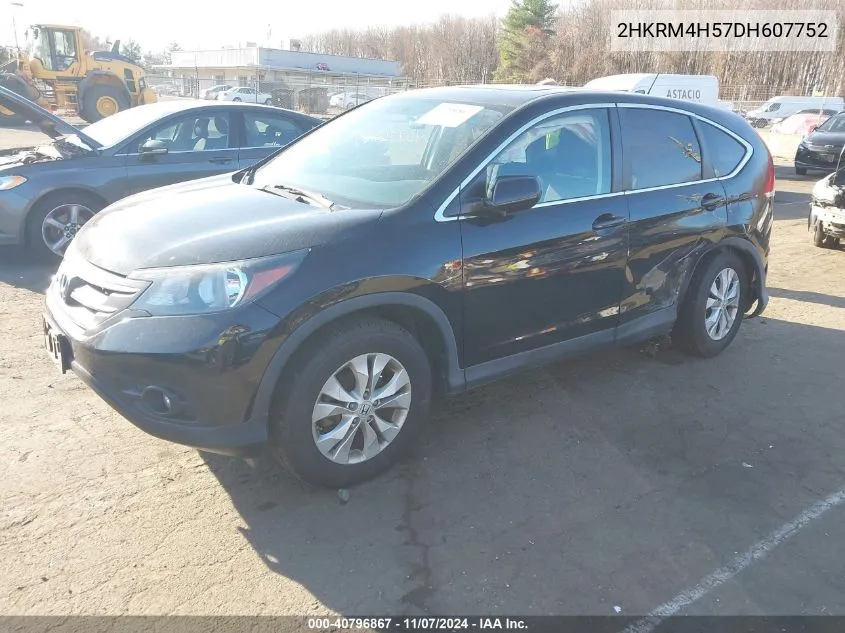 2013 Honda Cr-V Ex VIN: 2HKRM4H57DH607752 Lot: 40796867