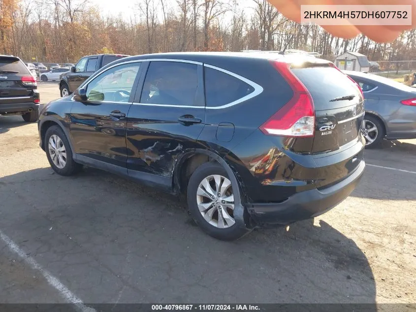 2013 Honda Cr-V Ex VIN: 2HKRM4H57DH607752 Lot: 40796867