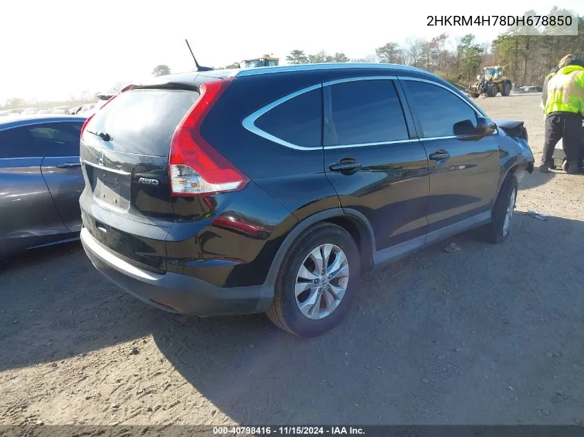 2013 Honda Cr-V Ex-L VIN: 2HKRM4H78DH678850 Lot: 40798416