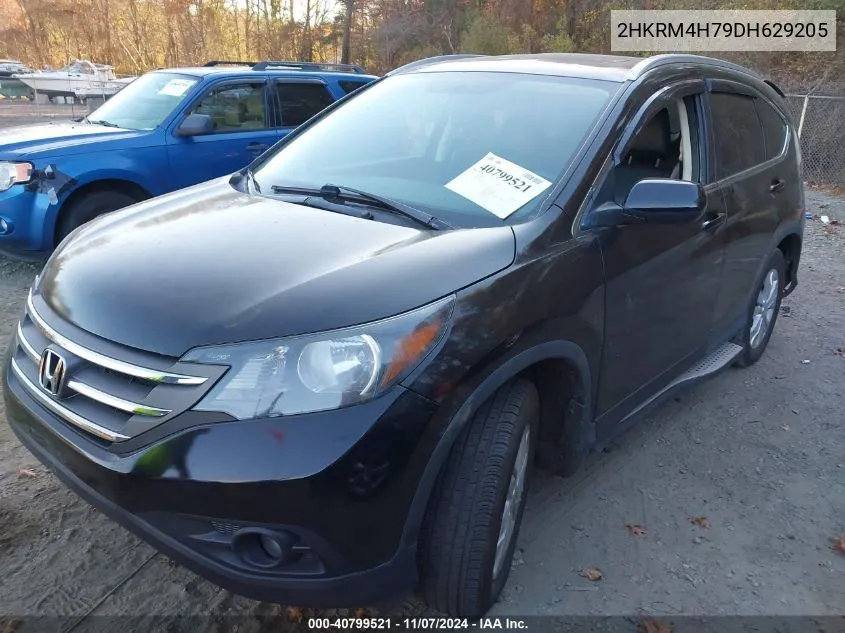 2013 Honda Cr-V Ex-L VIN: 2HKRM4H79DH629205 Lot: 40799521