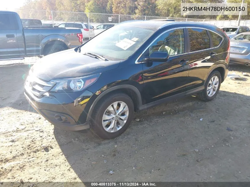 2HKRM4H78DH600150 2013 Honda Cr-V Ex-L