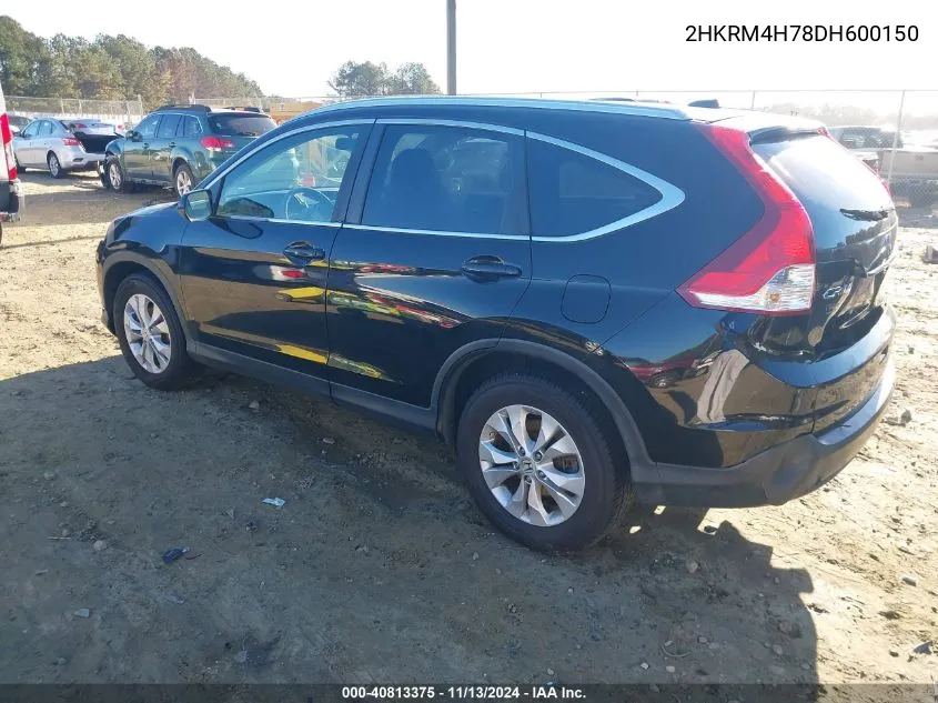 2HKRM4H78DH600150 2013 Honda Cr-V Ex-L