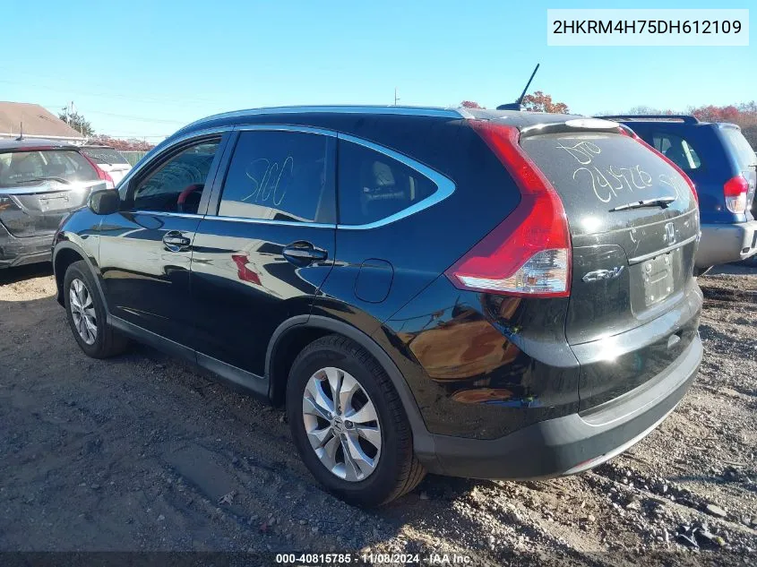 2013 Honda Cr-V Ex-L VIN: 2HKRM4H75DH612109 Lot: 40815785