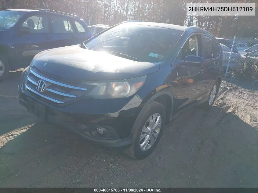 2013 Honda Cr-V Ex-L VIN: 2HKRM4H75DH612109 Lot: 40815785