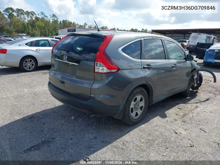 2013 Honda Cr-V Lx VIN: 3CZRM3H36DG709846 Lot: 40825097