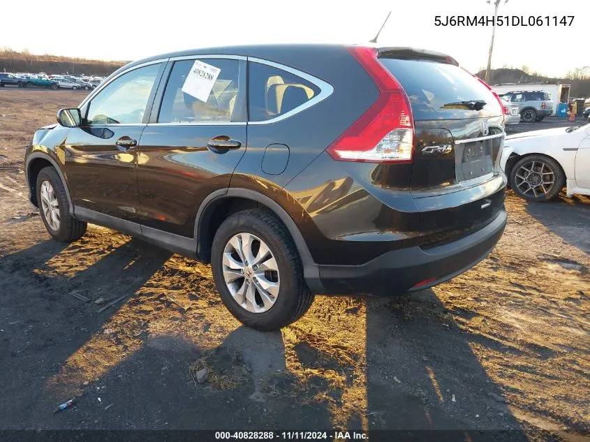 2013 Honda Cr-V Ex VIN: 5J6RM4H51DL061147 Lot: 40828288