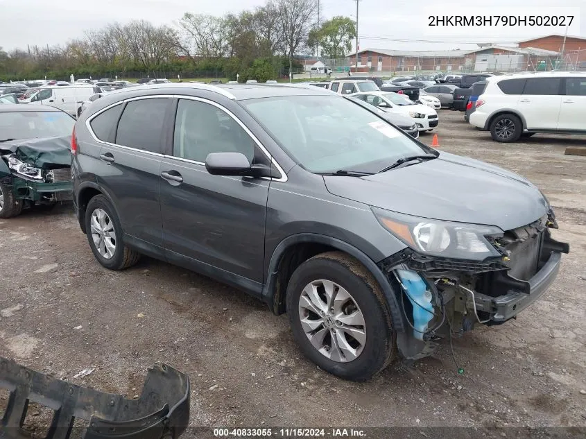 2013 Honda Cr-V Ex-L VIN: 2HKRM3H79DH502027 Lot: 40833055