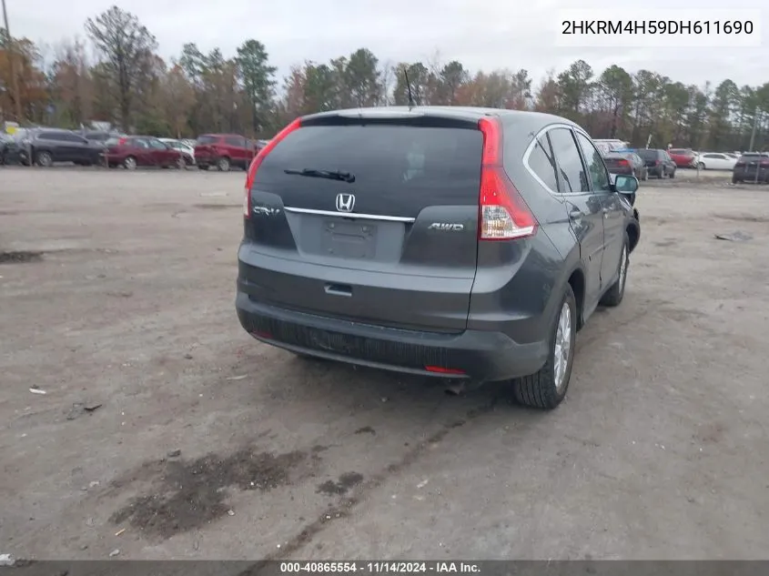 2013 Honda Cr-V Ex VIN: 2HKRM4H59DH611690 Lot: 40865554