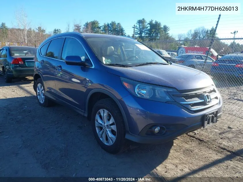 2013 Honda Cr-V Ex-L VIN: 2HKRM4H77DH626013 Lot: 40873043