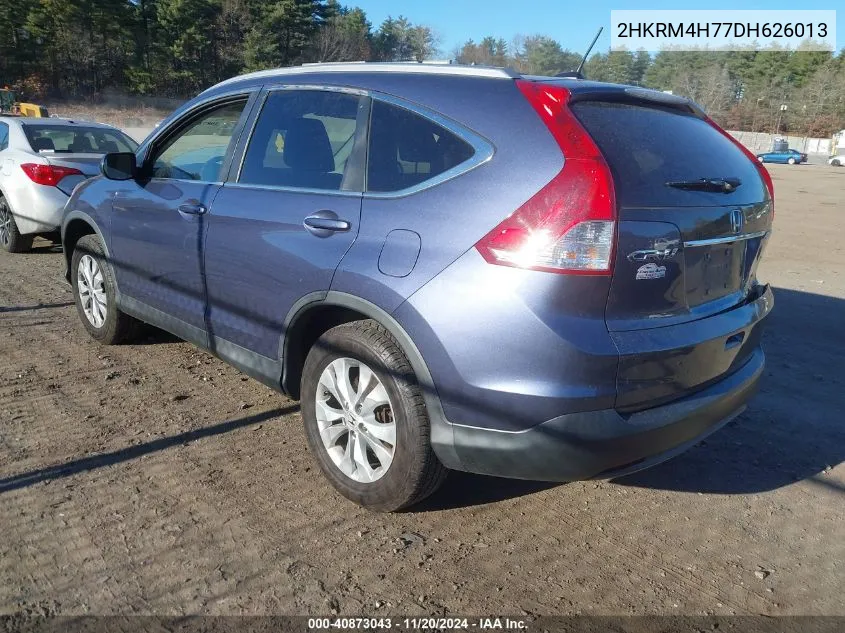 2013 Honda Cr-V Ex-L VIN: 2HKRM4H77DH626013 Lot: 40873043