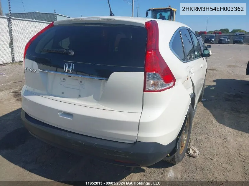 2HKRM3H54EH003362 2014 Honda Cr-V Ex