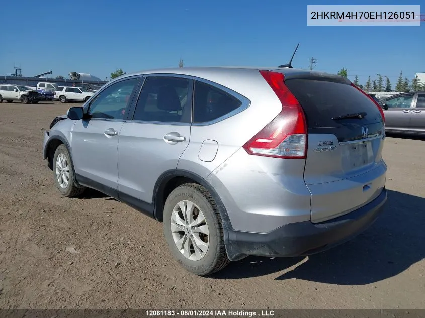 2014 Honda Cr-V VIN: 2HKRM4H70EH126051 Lot: 12061183