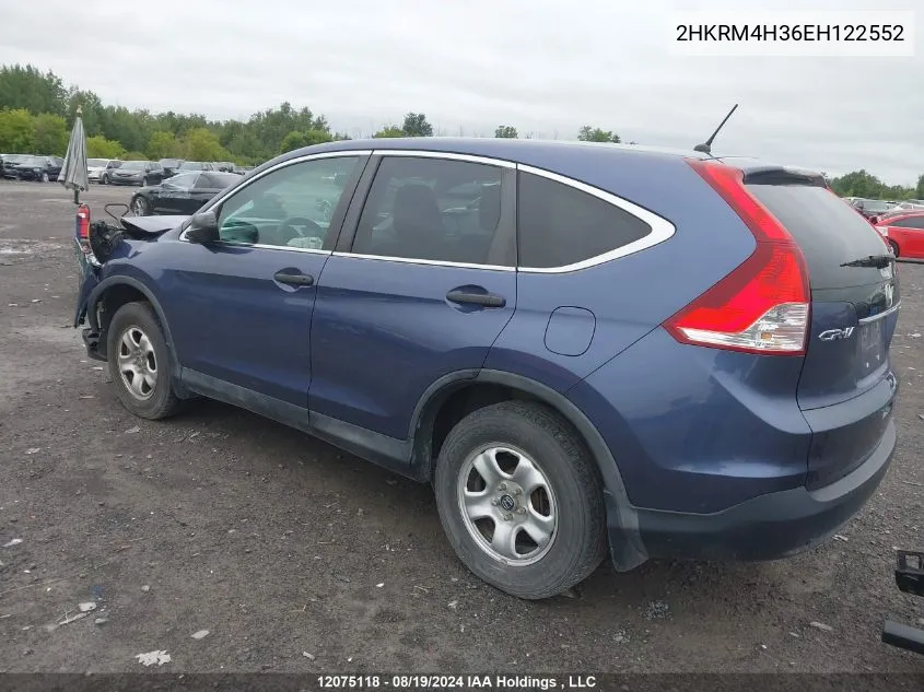 2HKRM4H36EH122552 2014 Honda Cr-V Lx