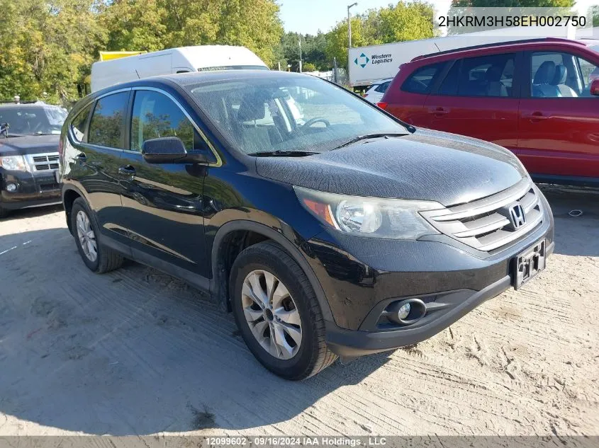 2014 Honda Cr-V VIN: 2HKRM3H58EH002750 Lot: 12099602