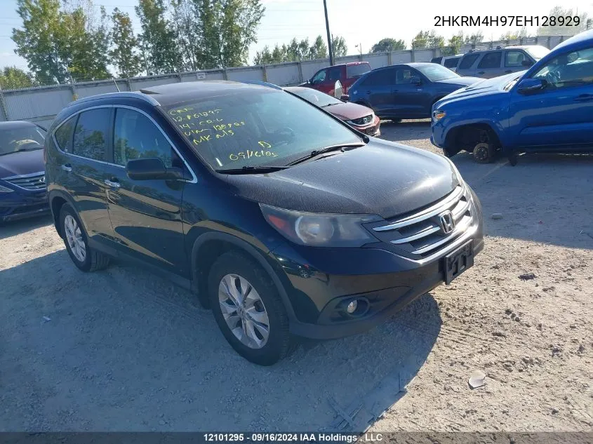 2014 Honda Cr-V VIN: 2HKRM4H97EH128929 Lot: 12101295