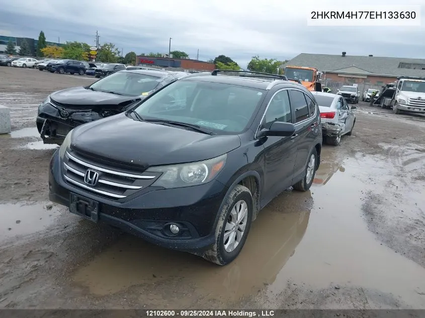 2014 Honda Cr-V VIN: 2HKRM4H77EH133630 Lot: 12102600