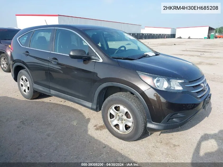 2014 Honda Cr-V Lx VIN: 2HKRM4H30EH685208 Lot: 39308200